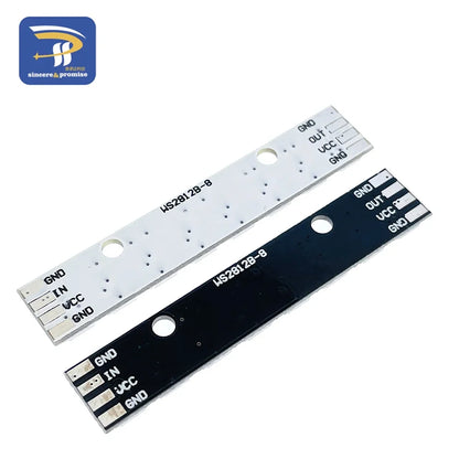 8-Bit WS2812B RGB LED Lamp Panel Module - 5V 5050 Full-Color Rainbow Lights for Arduino Projects