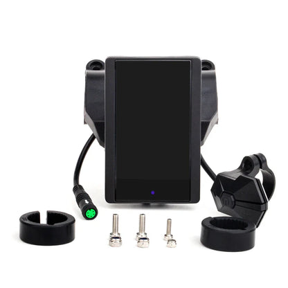 P850C Electric Bicycle Indicator – Full-Color LCD BF-UART Display for Bafang Mid Hub Motor, 36V-60V E-Bike