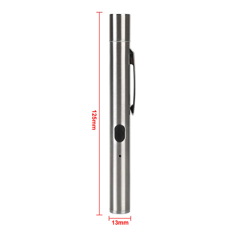 365 UV Veterinary Wood Lamp - Pet Fungus Detection Waterproof Flashlight with Ultraviolet Light for Cat Moss and Tinea Detection - Black Mirror Included