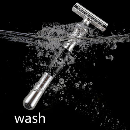 Titan High-Quality Safety Razor for Men – Metal Handle with Replaceable Blade for Precision Shaving