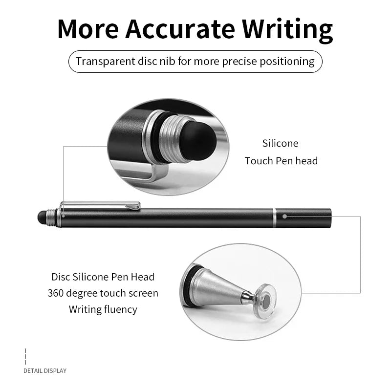 FONKEN Stylus Pen - Conductive Touch Head Tablet Pen, Replacement Accessories for Laptop and Screen Drawing