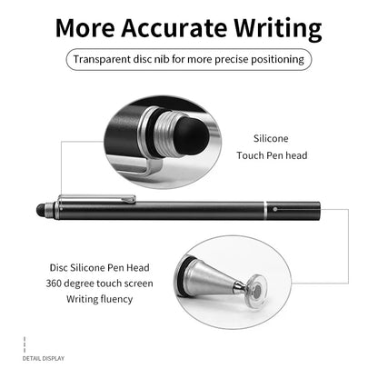 FONKEN Stylus Pen - Conductive Touch Head Tablet Pen, Replacement Accessories for Laptop and Screen Drawing