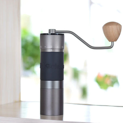 KINGrinder K4/K6 Manual Coffee Grinder — Portable 420 Stainless Steel Mill with 48mm Titanium-Plated Burr