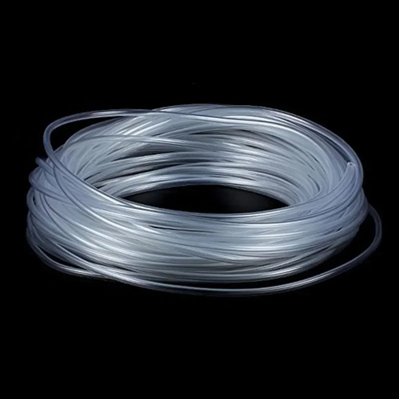 Silicon Aquarium Oxygen Pump Hose - 4x6mm, 1m/3m/5m/10m, Food Grade Tube for Fish Tank & Pond