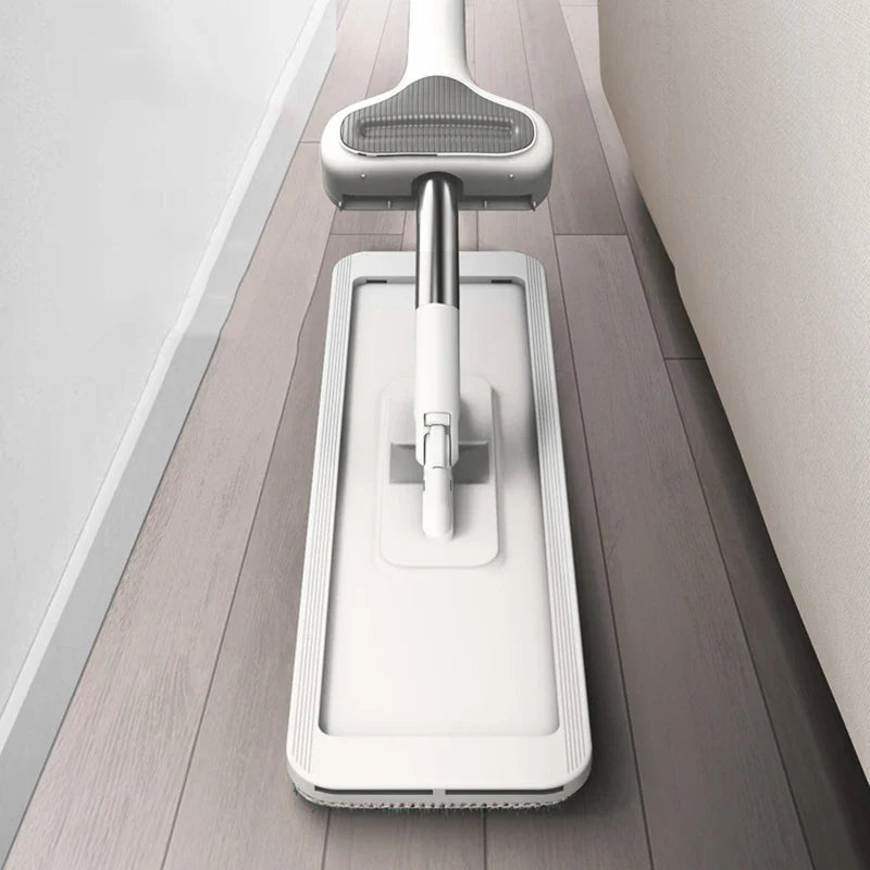 Mmagic 360° Rotation Spin Mop | Flat Mop Cleaner with Bucket for Easy Floor & Home Cleaning | Wash & Dry Mop System