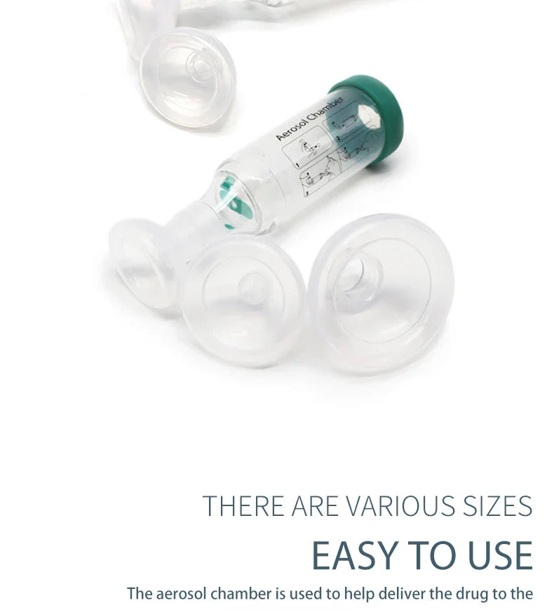Pet Aerosol Chamber Inhaler — Silicone Mask Spacer for Cats and Dogs