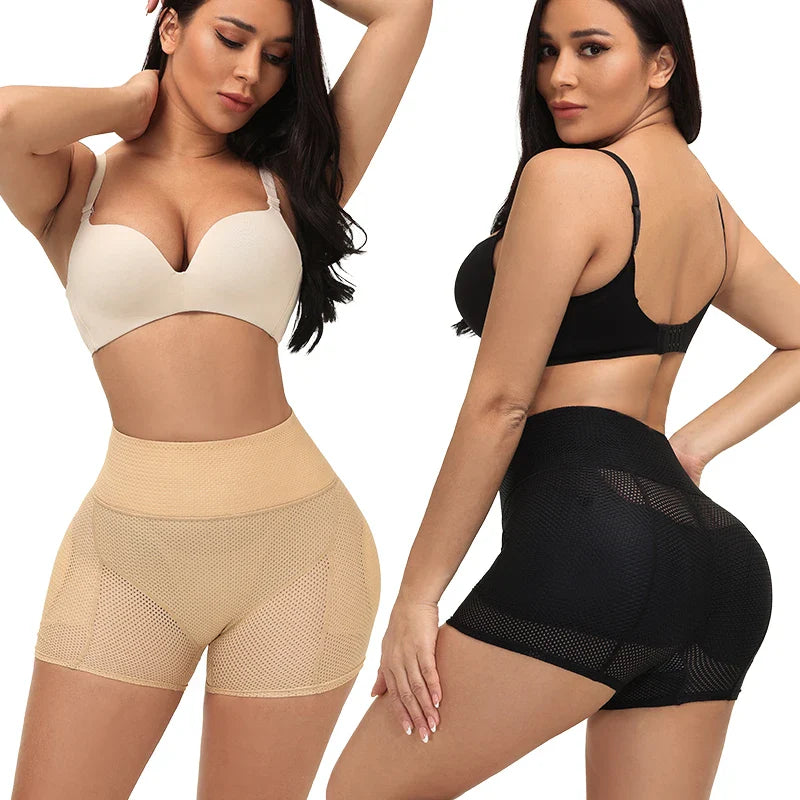 Butt Lifting Hip Enhancer Cushion – Padded Mesh Control Panties for Natural Curves