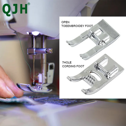 Sewing Machine Presser Foot Kit: Household Knitting Accessories for Brother, Babylock, Singer, Janome, Elna, Toyota