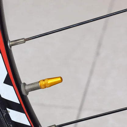 4/8PCS Aluminum Alloy Bicycle Tire Valve Caps – Dustproof Presta Valve Protectors for MTB & Road Bikes