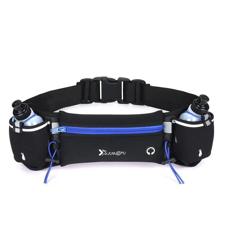 Marathon Trail Running Waist Pack – Dual Pocket Fanny Belt for Phone, Water Bottle & Fitness for Men & Women