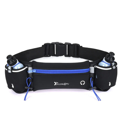 Marathon Trail Running Waist Pack – Dual Pocket Fanny Belt for Phone, Water Bottle & Fitness for Men & Women