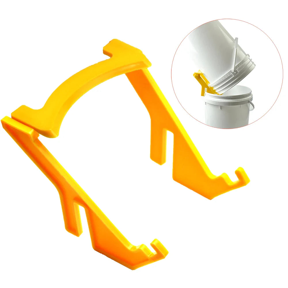 1PCS Beekeeping Honey Gallon Bucket Holder - Plastic Bracket Rack Frame Grip for Beekeeping Tools and Apicultura Equipment Supplies