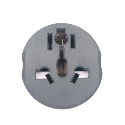 Korea EU Plug Adapter 16A 250V – High-Quality Universal Travel Converter with 2 Round Sockets for AU, US, UK, CN to EU/KR Wall Socket