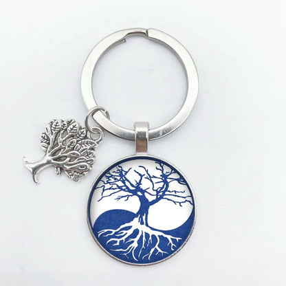 Tree of Life Keychain – Vintage Handmade Fashion Key Ring Jewelry Gift for Men & Women Party & Everyday Use Accessories