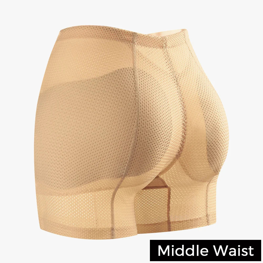 Butt Lifting Hip Enhancer Cushion – Padded Mesh Control Panties for Natural Curves