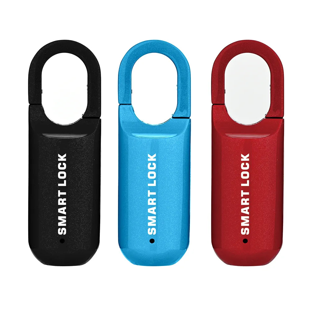 Mini Fingerprint Padlock - Smart Touch Keyless USB Door Lock, Anti-Theft for Travel Case, Drawer, and Cabinet Security