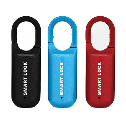 Mini Fingerprint Padlock - Smart Touch Keyless USB Door Lock, Anti-Theft for Travel Case, Drawer, and Cabinet Security