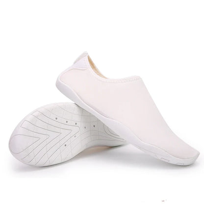 Solid Color Unisex Quick-Drying Aqua Sneakers - Children’s Swimming & Beach Water Shoes, Barefoot Shoes for Women