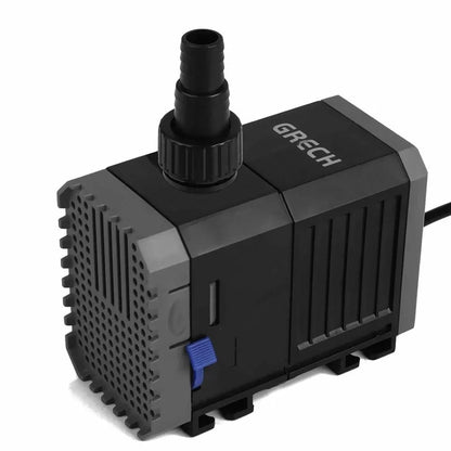 Ultra-Quiet Submersible Aquarium Water Pump - Adjustable 1500-5000L/h for Fish Tanks, Fountains & Ponds