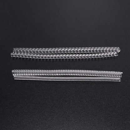 4pcs Transparent Spiral Ring Size Adjuster | Coil Ring Guard Tightener for Jewelry Resizing | Spring-Based Reducer Tool