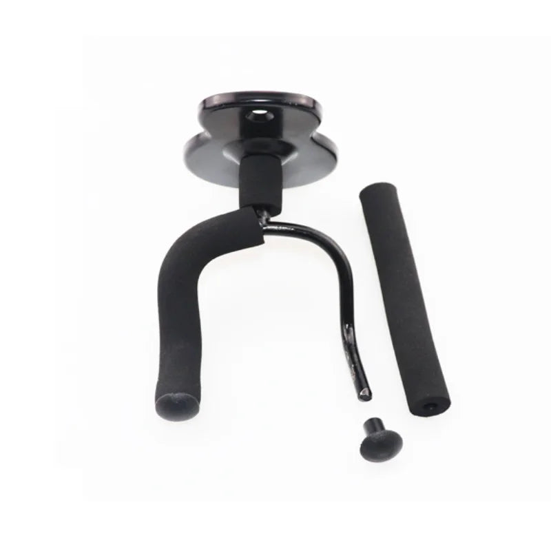 Metal Guitar Wall Hanger — Non-Slip Hook Stand for Guitar, Ukulele, Violin & Bass