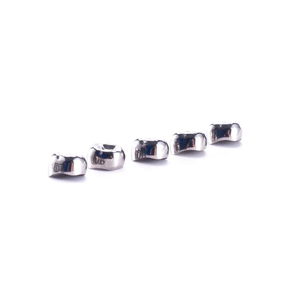 5PCS EASYINSMILE Kids Stainless Steel Dental Crowns – Primary Molar Teeth Refill D2-D7