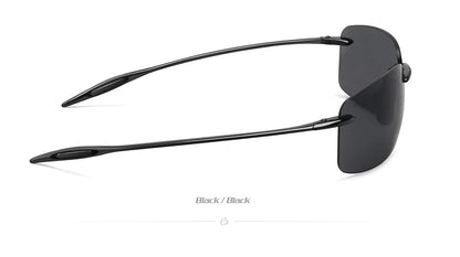 Classic Sports Rimless Sunglasses – UV400 Protection, Rectangle Frame for Men & Women, Ideal for Driving, Golf, and Outdoor Activities