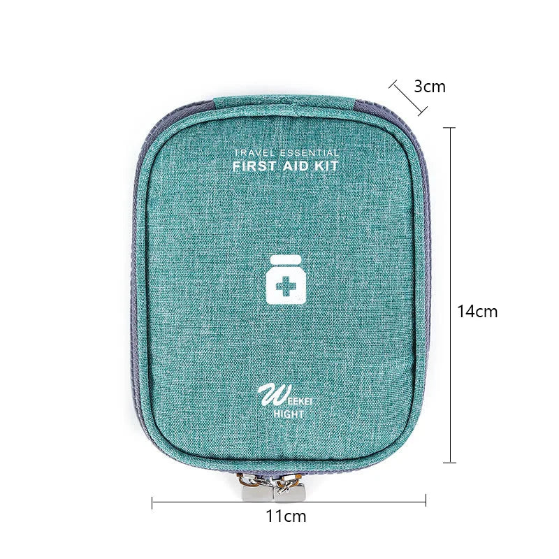Mini Portable Medicine Storage Bag — Travel First Aid Organizer for Camping, Emergency, and Survival, Pill Case