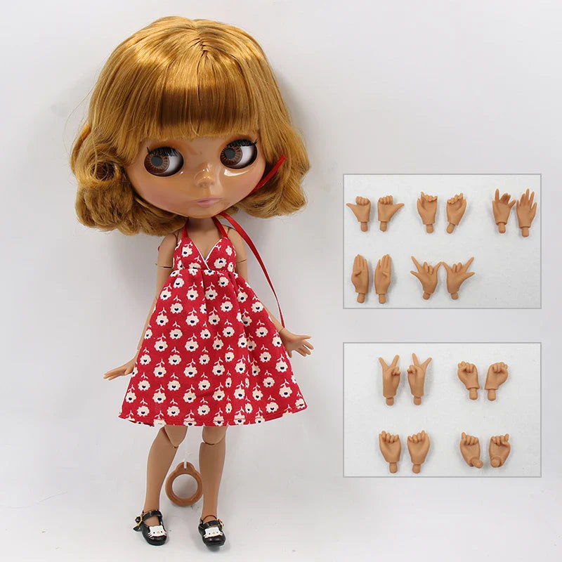 ICY DBS Blyth Doll – 1/6 Joint Body BJD Anime Doll, 30cm White Skin Matte Face Special Combo Toy