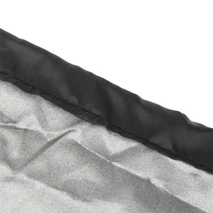 Stackable Chair Dust Cover — Waterproof Black Storage Bag for Garden & Terrace Furniture Protection