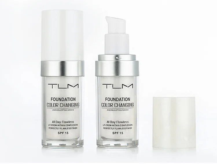TLM Magic Color Changing Foundation – Liquid Soft Matte, Long-Lasting & Hydrating Makeup Base
