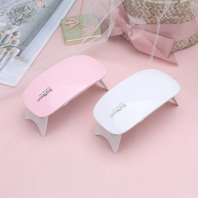 Portable 6W UV LED Nail Dryer – Manicure Lamp for Gel Nail Polish & Nail Art, Home Use