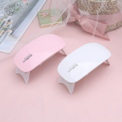 Portable 6W UV LED Nail Dryer – Manicure Lamp for Gel Nail Polish & Nail Art, Home Use
