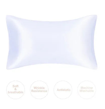 JuwenSilk Mulberry Silk Pillowcase – Silky Satin Natural Silk Pillowcase for Standard & Queen Size Beds