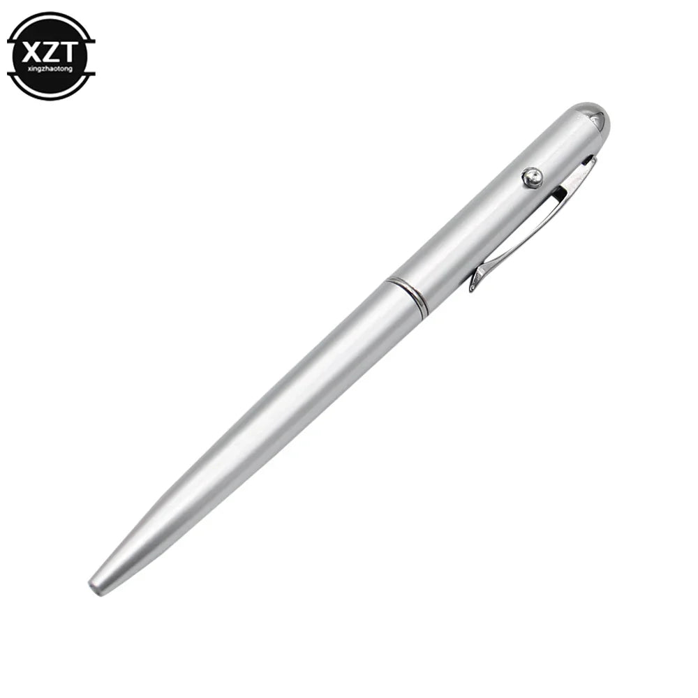 Invisible Ink Pen with UV Light — Magic Hidden Handwriting Ballpoint Pen for Office & School Supplies