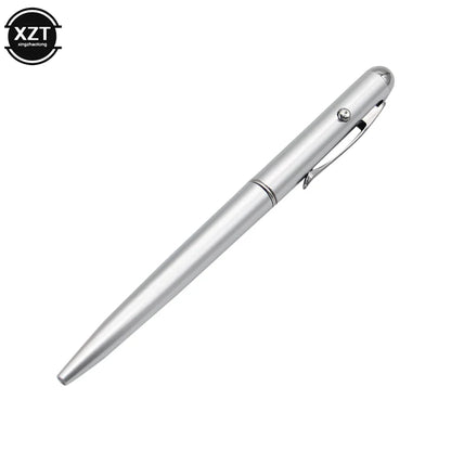 Invisible Ink Pen with UV Light — Magic Hidden Handwriting Ballpoint Pen for Office & School Supplies