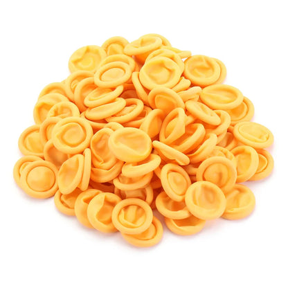 100PCS Disposable Latex Finger Cots – Non-Slip Anti-Static Rubber Finger & Thumb Protectors