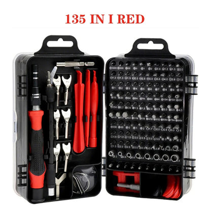 Precision Magnetic Screwdriver Set - Torx Hex Bit Kit for Mobile Phone Repair and Electronics Hand Tools