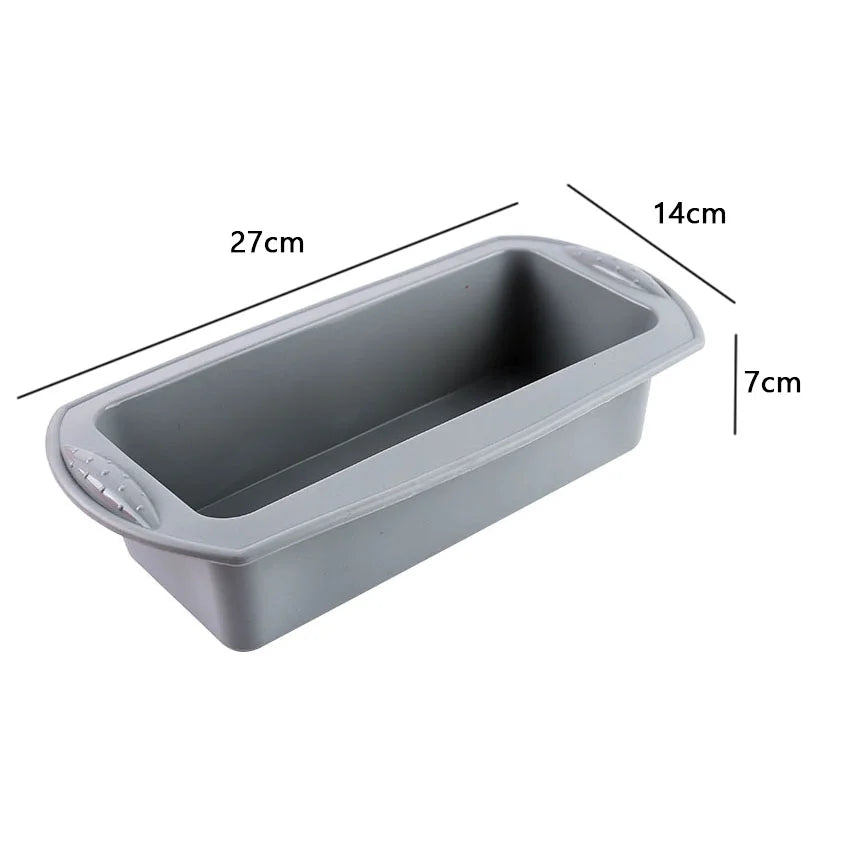 FAIS DU Rectangular Silicone Bread Pan — Non-Stick Toast & Cake Mold, Long Square Bakeware Tray