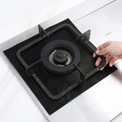 Gas Stove Protector Mats – 1/4/6/8PCS Cooker Liner for Kitchen Stovetop Cleaning