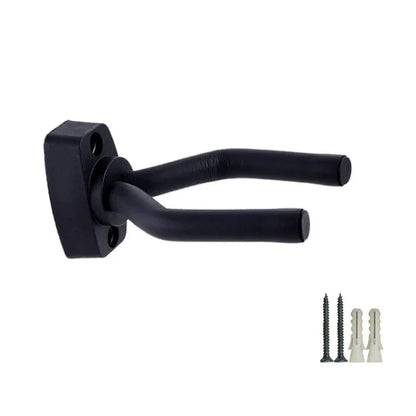 Metal Guitar Wall Hanger — Non-Slip Hook Stand for Guitar, Ukulele, Violin & Bass