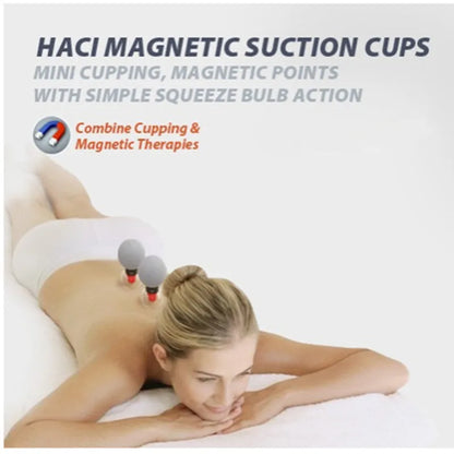 12pcs Magnetic Vacuum Cupping Set – TCM Suction Cups for Acupressure, Back Pain Relief & Body Massage Therapy