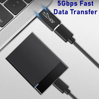Tongdaytech Type C OTG USB Adapter – USB-C Male to USB-A Female Converter for MacBook, Samsung S20, OTG Connector