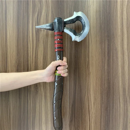 Primitive Tribe Axe Cosplay Prop - PU Pirate Totem Weapon Model for Role Playing & Stage Performance