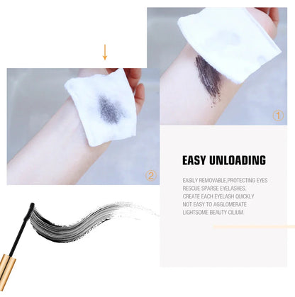 O.TWO.O 3D Fiber Thick Lengthening Mascara – Long Black Lash Eyelash Extension with Brush, Professional Eye Cosmetics