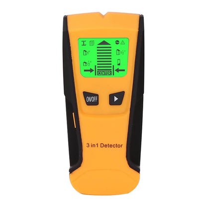 3-in-1 Wall Metal Detector – Professional Deep Scan for Metal, Wood Studs, AC Voltage & Live Wires