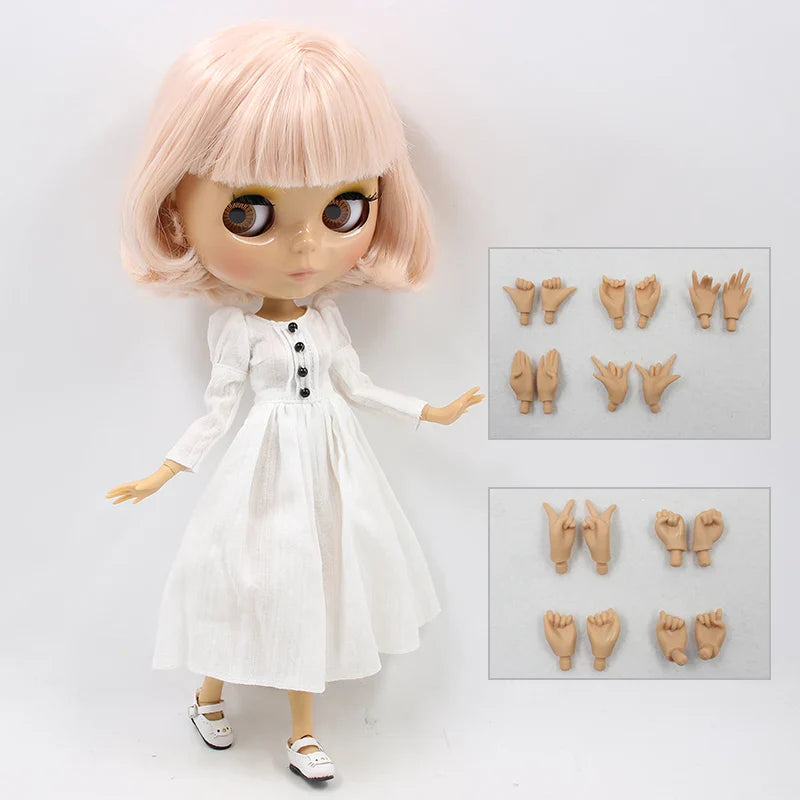 ICY DBS Blyth Doll – 1/6 Joint Body BJD Anime Doll, 30cm White Skin Matte Face Special Combo Toy