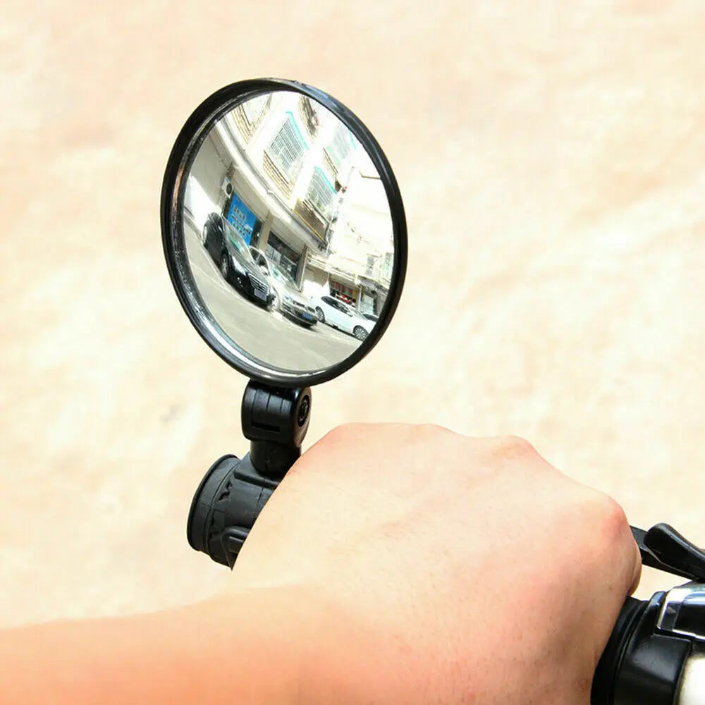 Universal Bicycle & Motorcycle Rearview Mirror | 360° Rotatable Adjustable Handlebar Mirror