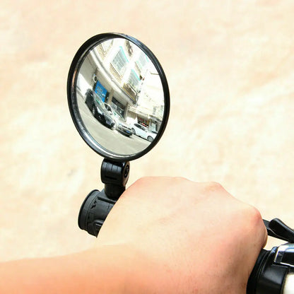 Universal Bicycle & Motorcycle Rearview Mirror | 360° Rotatable Adjustable Handlebar Mirror