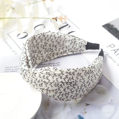 Fashion Leopard Print Headband — Wide Cross Elastic Bow Hairband for Women & Girls Hair Accessories